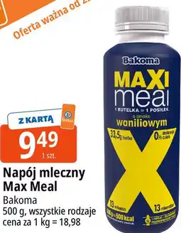 E.Leclerc Napój mleczny Max Meal Bakoma oferta