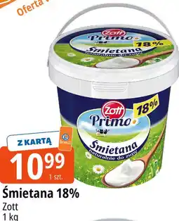 E.Leclerc Śmietana 18% Zott Primo oferta