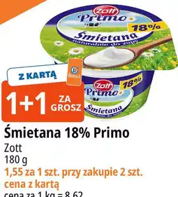 E.Leclerc Śmietana 18% Primo Zott oferta