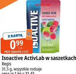 E.Leclerc Isoactive ActivLab w saszetkach Regis oferta