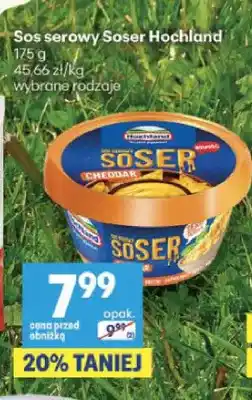 Delikatesy Centrum Sos serowy Soser Hochland oferta