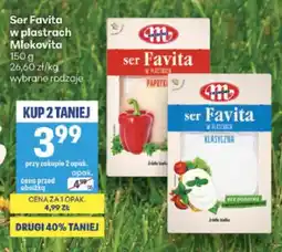 Delikatesy Centrum Ser Favita w plastrach papryka Mlekovita oferta
