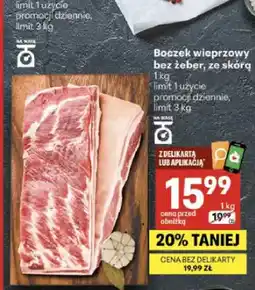 Delikatesy Centrum Boczek wieprzowy bez żeber ze skórą oferta