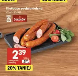 Delikatesy Centrum Kiełbasa podwawelska Sokołów oferta