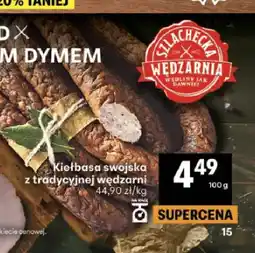 Delikatesy Centrum Kiełbasa swojska z tradycyjnej wędzarni Szlachecka Wędzarnia oferta
