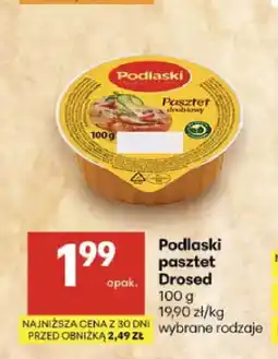 Delikatesy Centrum Podlaski pasztet drobiowy Drosed oferta