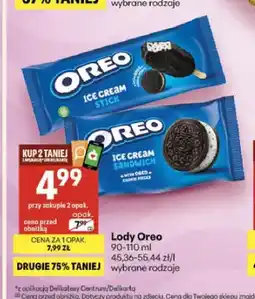 Delikatesy Centrum Lody Oreo Ice Cream Stick oferta