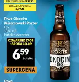 Delikatesy Centrum Piwo Okocim Mistrzowski Porter oferta