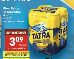 Delikatesy Centrum Piwo Tatra oferta