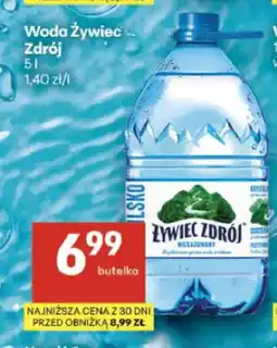 Delikatesy Centrum Woda niegazowana Żywiec Zdrój oferta