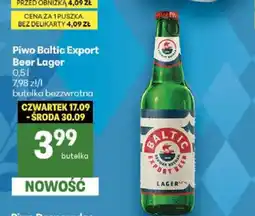 Delikatesy Centrum Piwo Baltic Export Beer Lager oferta