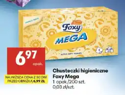 Delikatesy Centrum Chusteczki higieniczne Foxy Mega oferta