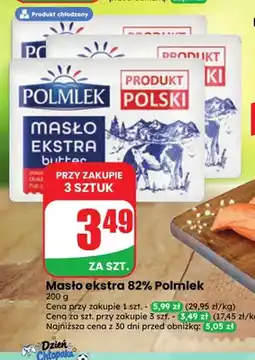 Dino Masło ekstra Polmlek 82% oferta