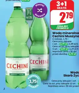 Dino Woda mineralna Cechini Muszyna oferta