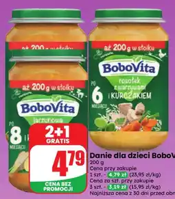 Dino Danie dla dzieci BoboVita jarzynowa oferta