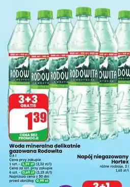 Dino Woda mineralna gazowana delikatnie Rodowita oferta