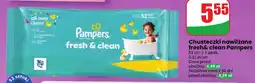 Dino Chusteczki nawilżane Fresh & Clean Pampers oferta