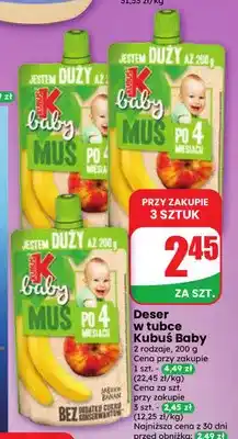Dino Deser w tubce Kubuś Baby oferta