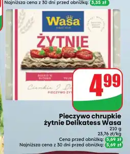 Dino Pieczywo chrupkie żytnie Delikatess Wasa oferta