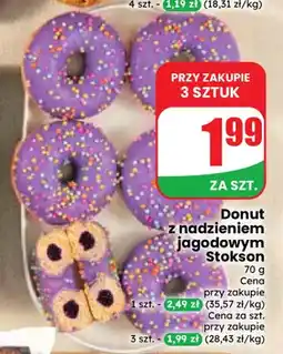 Dino Donut z nadzieniem jagodowym Stokson oferta