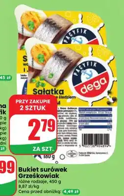 Dino Sałatka warzywna ze śledziem Pacyfik oferta