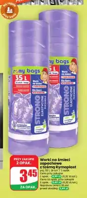 Dino Worki na śmieci zapachowe z taśmą Rymoplast oferta