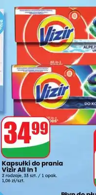 Dino Kapsułki do prania Vizir All in 1 Alpejska Świeżość uniwersalny oferta