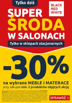 Black Red White Super środa w salonach Black Red White oferta