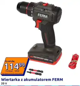 Action Wiertarka z akumulatorem FERM oferta