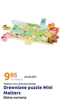 Action Drewniane puzzle Mini Matters oferta