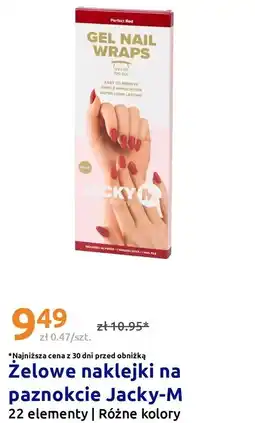 Action Żelowe naklejki na paznokcie Jacky-M oferta