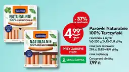 Żabka Parówki Naturalnie 100% z szynki Tarczyński oferta