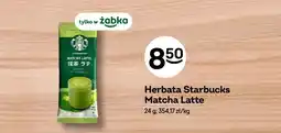 Żabka Herbata Starbucks Matcha Latte oferta