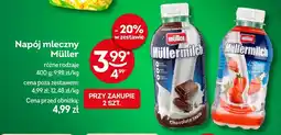 Żabka Napój mleczny truskawkowy Müller oferta