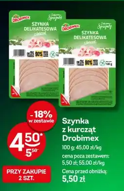Żabka Szynka z kurcząt Drobimex oferta