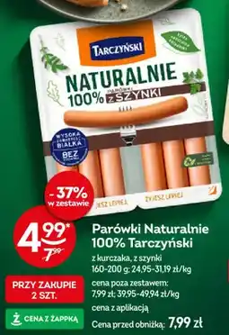 Żabka Parówki Naturalnie 100% z kurczaka Tarczyński oferta