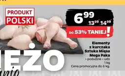 Netto Elementy z kurczaka udo Mega Paka Sztuka Mięsa oferta