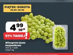 Netto Winogrona jasne bezpestkowe oferta