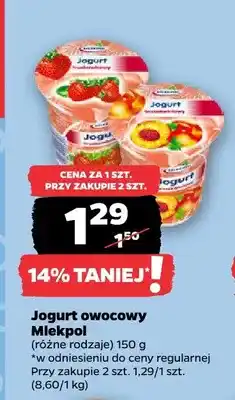 Netto Jogurt owocowy Mlekpol oferta
