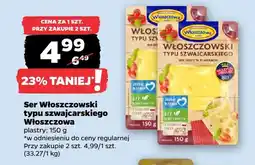 Netto Ser Włoszczowski typu szwajcarskiego w plastrach Włoszczowa oferta