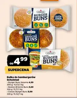 Netto Bułka do hamburgerów Burger Buns Sesame Schulstad oferta