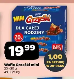 Netto Wafle Grześki mini 20-pak oferta