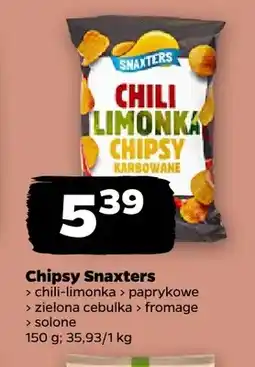 Netto Chipsy Snaxters chili-limonka oferta