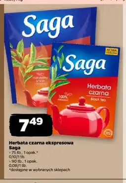 Netto Herbata czarna ekspresowa Saga oferta