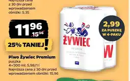 Netto Piwo Żywiec Premium 4-pak oferta
