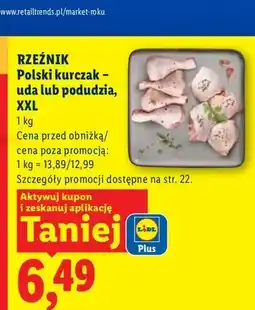 Lidl Polski kurczak uda XXL Rzeźnik oferta