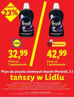 Lidl Płyn do prania ciemnych tkanin Perwoll oferta