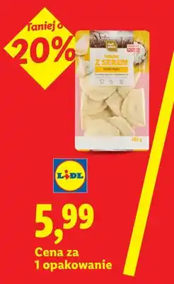 Lidl Pierogi z serem Chef Select oferta