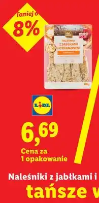 Lidl Naleśniki z jabłkami i cynamonem Chef Select oferta