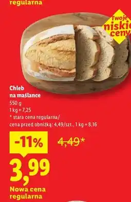 Lidl Chleb na maślance oferta